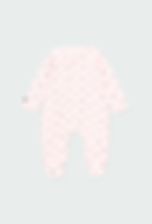 Grenouillère en tricot imprimé pour bébé
