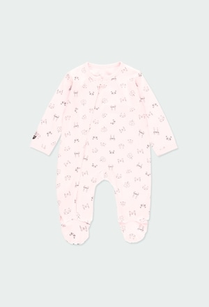 Knit play suit printed for baby_1