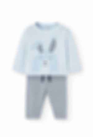Pack knit vichy for baby boy