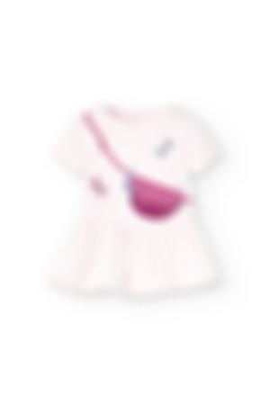 Kleid gestrickt "handtasche" für baby -BCI