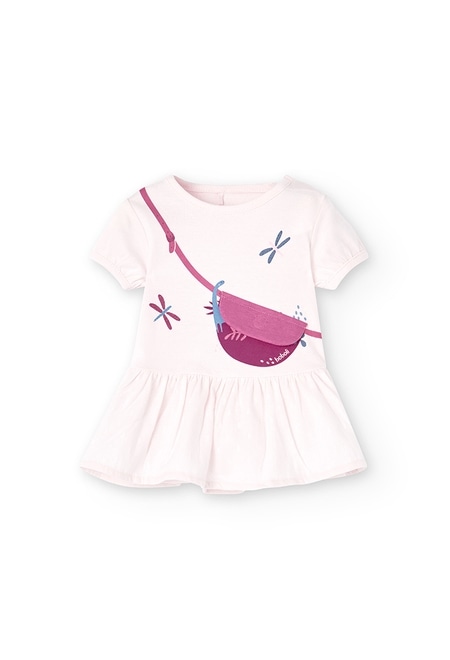 Kleid gestrickt "handtasche" für baby -BCI_1