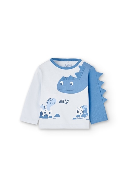 Camiseta punto "dinosaurio" de bebé_1