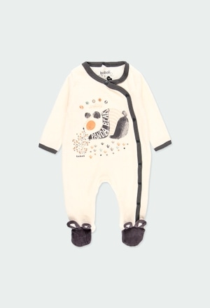Velour play suit "bear" for baby_1