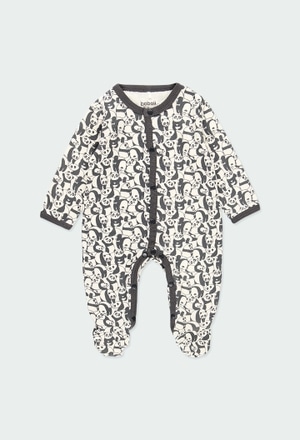 Interlock play suit "bears" for baby_1