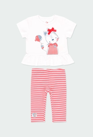 Pack knit striped for baby girl_1