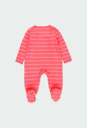 Knit play suit striped for baby_2