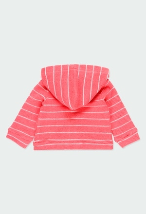 Knit jacket striped for baby_2