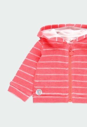 Knit jacket striped for baby_3