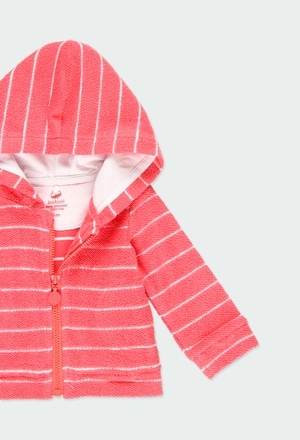 Knit jacket striped for baby_4