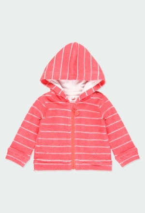 Knit jacket striped for baby_5