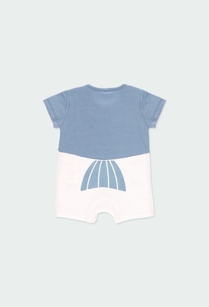 Knit play suit "fish" for baby boy_2