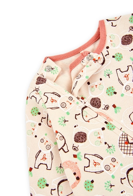 Interlock play suit "bears" for baby_3