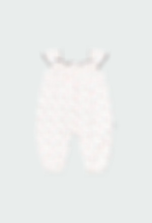 Batiste jumpsuit for baby girl - organic