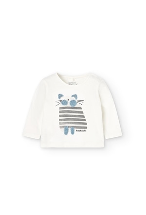 T-Shirt gestrickt gedruckt für baby junge_1