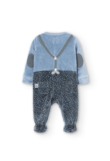 Velour play suit for baby_2