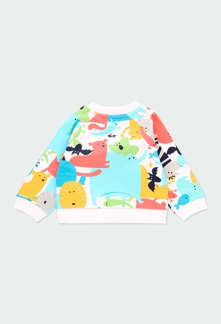 Sweatshirt "animals" for baby - organic_2
