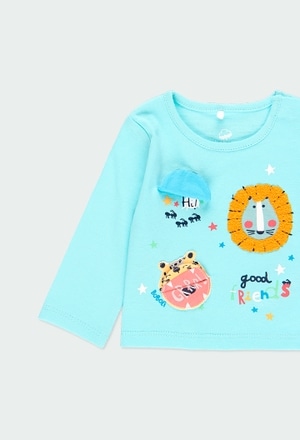 Camiseta punto "animales" de bebé niño_4