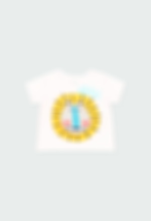 T-Shirt tricot lion pour bébé - organique