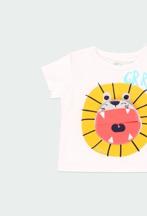 Camiseta punto león de bebé - orgánico_3