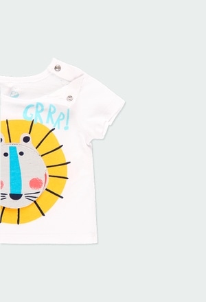 T-Shirt gestrickt löwe für baby - organic_4
