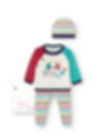 Pack knitwear "bbl music" for baby
