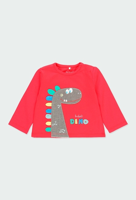 Camiseta punto "dinosaurio" de bebé_1
