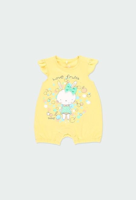 Grenouillère en tricot pour bébé - organique_1
