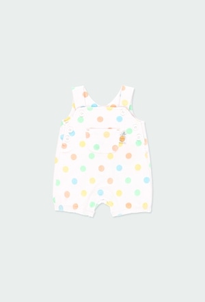Knit play suit polka dot for baby_1