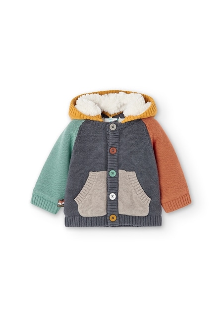 Knitwear jacket for baby_1
