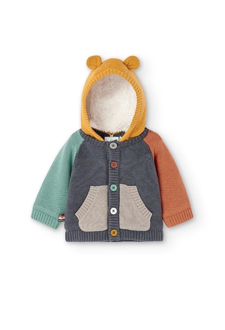 Knitwear jacket for baby_5