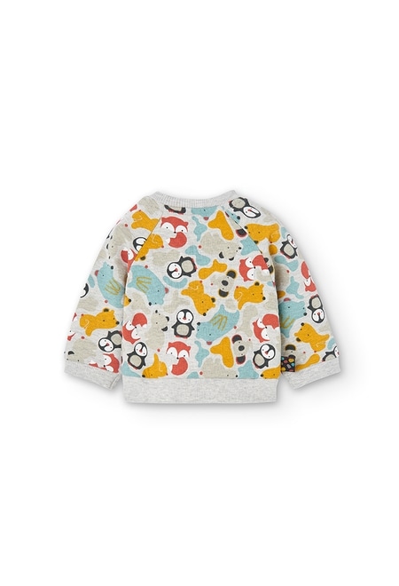 Fleece sweatshirt printed for baby boy_2