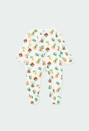 Play suit "animals" for baby - organic_1