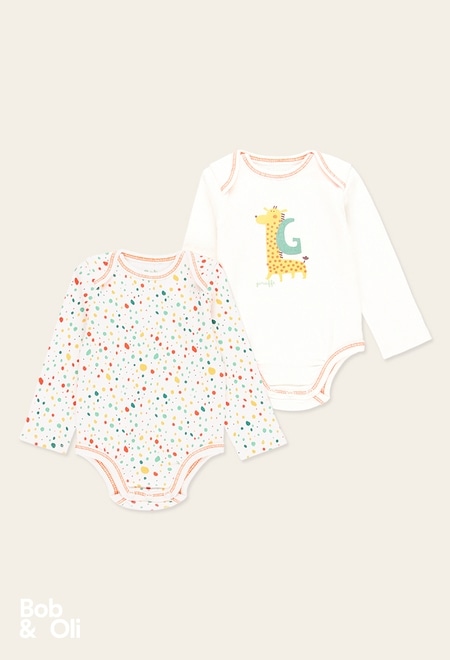 Pack 2 bodys knit for baby - organic_3