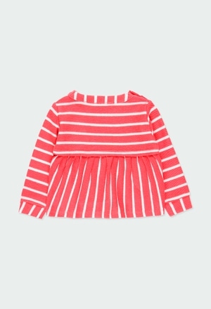 Sweatshirt knit striped for baby girl_3