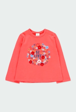 T-Shirt tricot "a fleurs" pour b?b? fille_1
