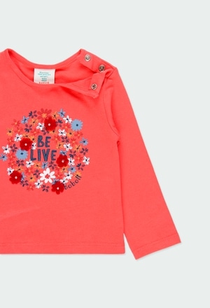 T-Shirt tricot "a fleurs" pour bébé fille_5