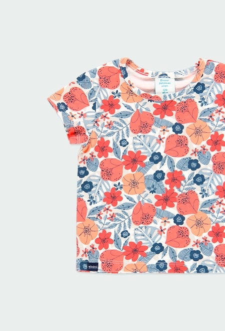 Camiseta malha floral para o bebé menina_3