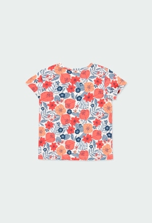 Camiseta punto flores de bebé niña_2