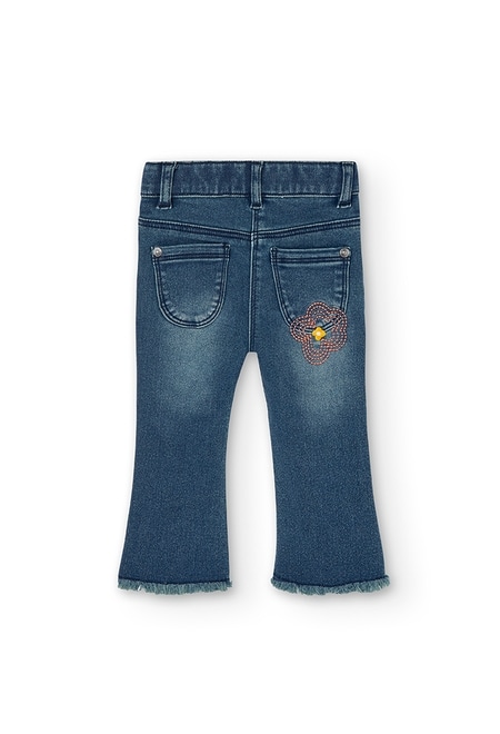 Stretch denim trousers for baby_2