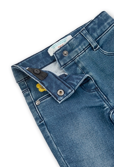 Stretch denim trousers for baby_3