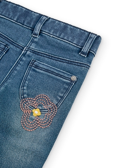 Stretch denim trousers for baby_4