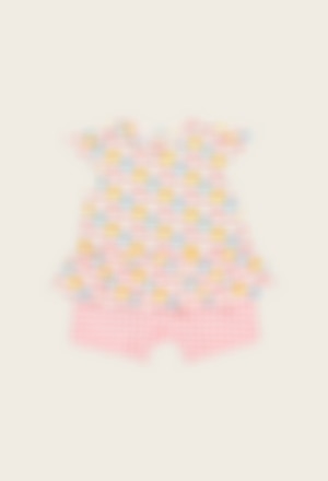 Knit play suit for baby - organic