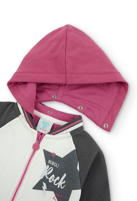 Fleece jacket hooded for baby_3