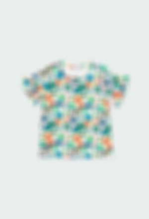 T-Shirt tricot imprimée pour bébé fille