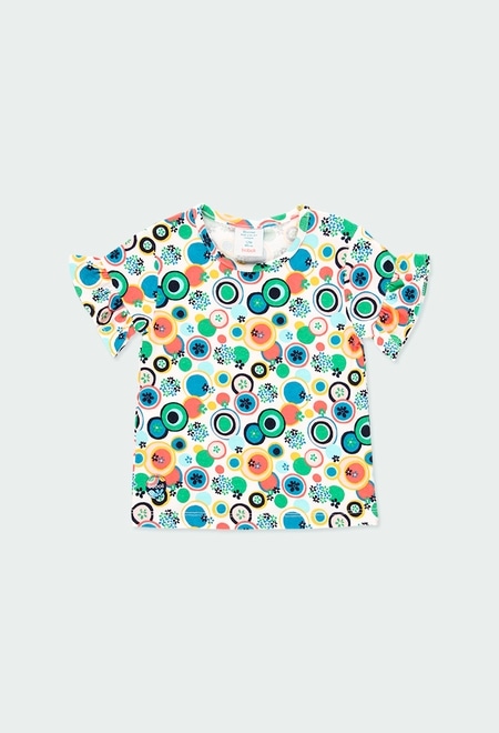 T-Shirt tricot imprimée pour bébé fille_1