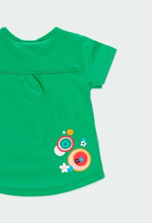 T-Shirt gestrickt kurze ärmel für baby mädchen_4