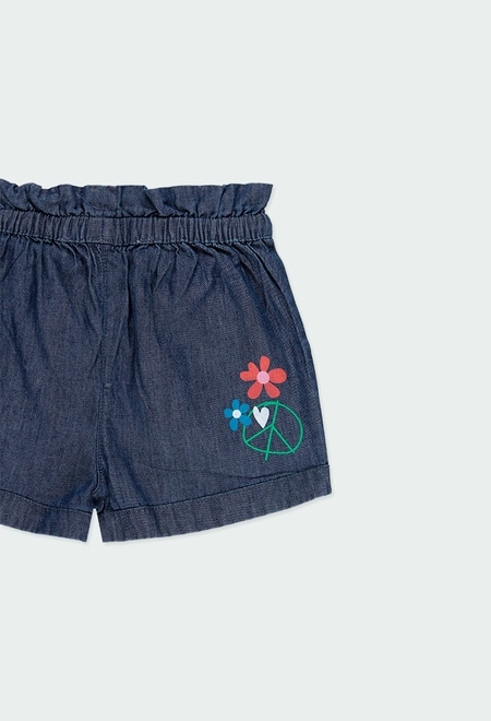 Denim bermuda shorts for baby girl_4