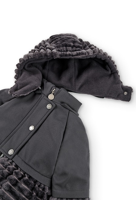 Technical fabric parka combined for baby_3