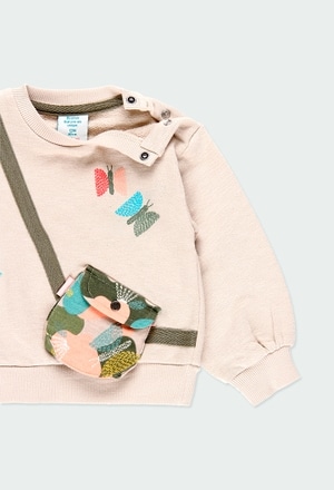Sweat-Shirt plüsch "handtasche" für baby mädchen_4