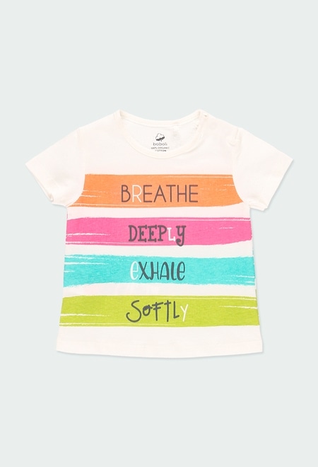 Camiseta malha para o bebé menina - orgânico_1
